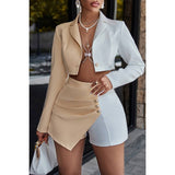 Button Trim Front Open Two Pieces Romper Sets | Top & Short Set (NOT Loungewear) - Women's | F, new arrival, S, Sets | Elings