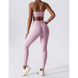 Solid Wide Waist Band Tight Fit Drawstring Legging