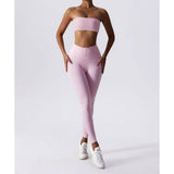 Solid Wide Waist Band Tight Fit Drawstring Legging