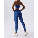 Solid Wide Waist Band Tight Fit Drawstring Legging