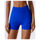 Solid Wide Waistband Slim Fit Sports Bodycon Short