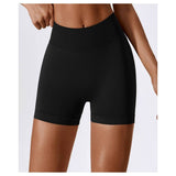 Solid Wide Waistband Slim Fit Sports Bodycon Short | Shorts - Women's | eb bottoms, eb sports, F, new arrival, shoppe247 | Elings