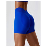 Solid Wide Waistband Slim Fit Sports Bodycon Short