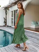 Boho Chic Polka-dot Sleeveless Dress