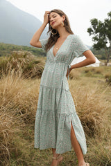 Boho Blossom Maxi Dress