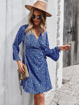 Floral Wrap Boho Dress