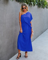 Elegant Off-Shoulder Maxi Dress