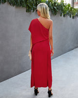 Elegant Off-Shoulder Maxi Dress