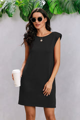 Sleek Comfort Sleeveless Dress | Dress - Women's | 2024, above the knee, Clearance, Dress | Elings