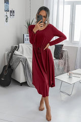 Flattering Comfort Midi Dress