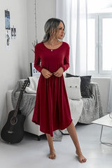 Flattering Comfort Midi Dress