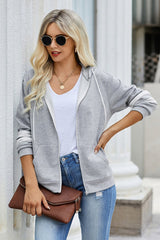 Cozy Striped Zip-Up Hoodie