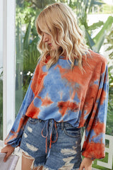 Cozy Chic Tie Dye Off-Shoulder Top