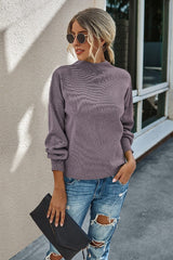 Cozy Chic Mock Neck Sweater