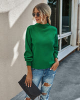 Cozy Chic Mock Neck Sweater