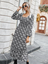 Floral Elegance Midi Dress