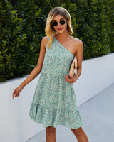 Floral Ruffle Off-Shoulder Dress