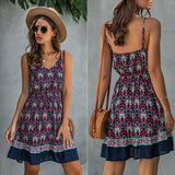 Floral Elegance V-Neck Dress